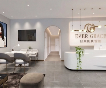 Modern Office Reception Desk-ID:286228906