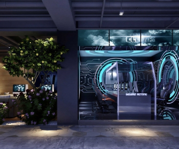 Modern Internet Cafe-ID:464869986