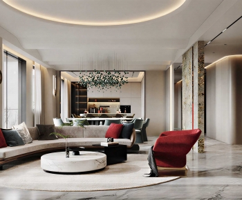 Modern A Living Room-ID:415653949