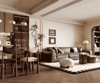 Modern A Living Room-ID:765984068