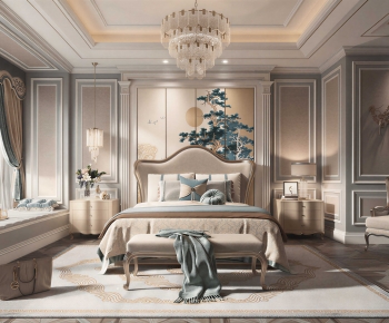 French Style Bedroom-ID:941801072