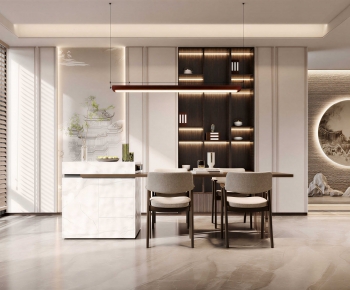 New Chinese Style Dining Room-ID:210359107