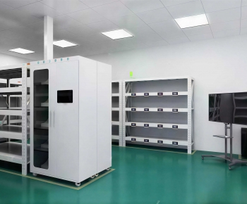 Modern Factory Floor/warehouse-ID:672158968