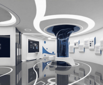 Modern Exhibition Hall-ID:561239966