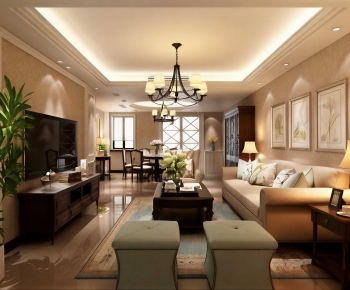 American Style A Living Room-ID:968470104