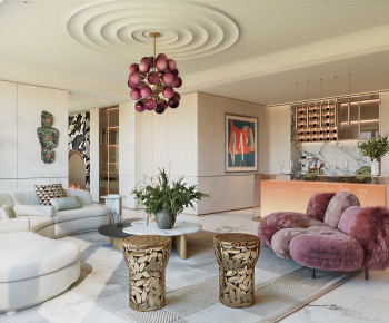 French Style A Living Room-ID:730128051