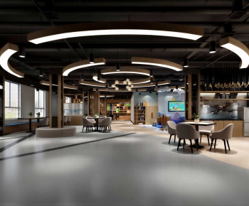 Industrial Style Office Rest Area-ID:557383069