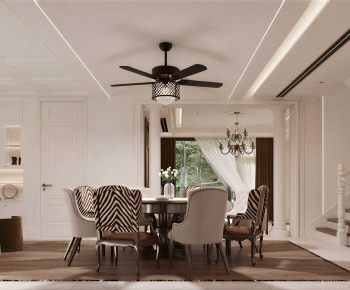 American Style Dining Room-ID:694755084