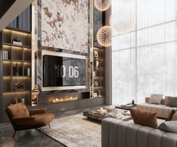 Modern A Living Room-ID:572590891