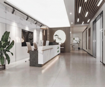 Modern Office Reception Desk-ID:826059108