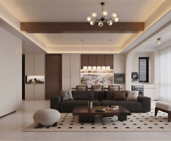 Modern A Living Room-ID:647139072