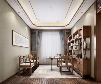 New Chinese Style Study Space-ID:451891909