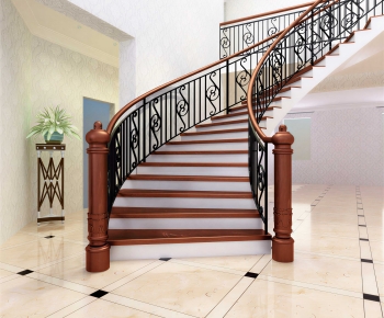 European Style Rotating Staircase-ID:154793029