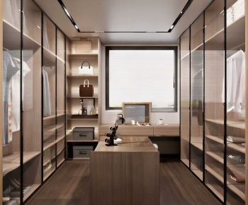 Modern Clothes Storage Area-ID:992081231