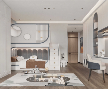 Modern Boy's Room And Son's Room-ID:647573954