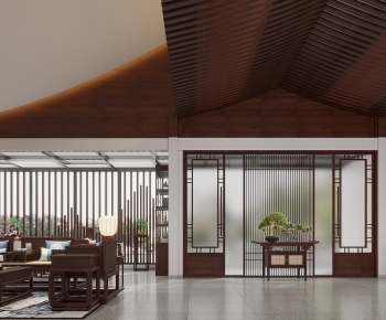 New Chinese Style Lobby Hall-ID:910824064
