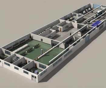 Modern Factory Floor/warehouse-ID:593871126