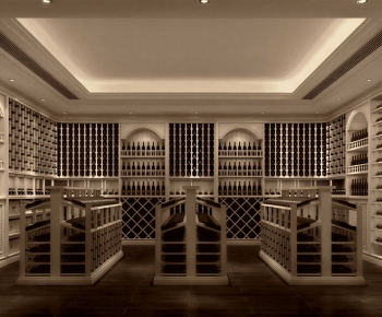 Modern Wine Cellar/Wine Tasting Room-ID:893960958