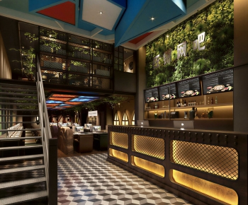 Industrial Style Internet Cafe-ID:976718902