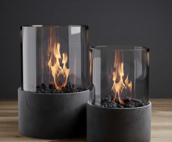 Modern Fireplace-ID:518433092