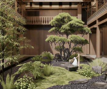 New Chinese Style Courtyard/landscape-ID:315520055