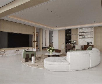 Modern A Living Room-ID:891653066