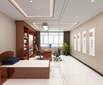 New Chinese Style Manager's Office-ID:516406067
