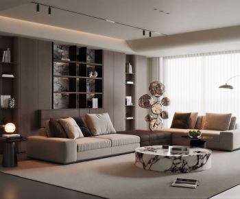 Modern A Living Room-ID:465194947