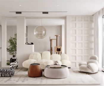 Modern A Living Room-ID:293345938