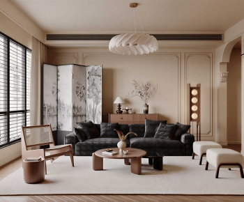 French Style A Living Room-ID:591891052