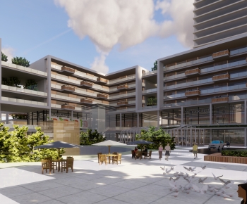 Modern Appearance Of Commercial Building-ID:509742023
