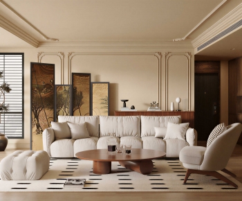 French Style A Living Room-ID:333437928