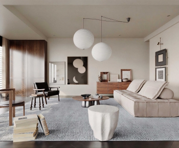 Modern A Living Room-ID:390592109