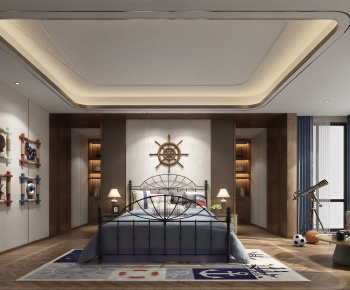 Mediterranean Style Bedroom-ID:715251085