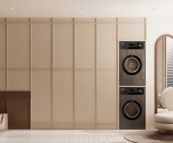 Modern Balcony Laundry Room-ID:723803044