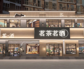 Modern Facade Element-ID:161917923