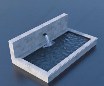 Modern Rockery Waterscape-ID:250994922