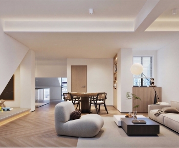 Modern A Living Room-ID:956243041