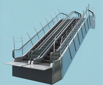 Modern Escalator-ID:884383928