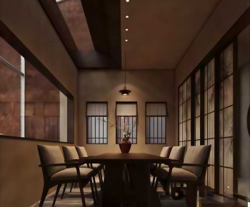 New Chinese Style Dining Room-ID:889597898