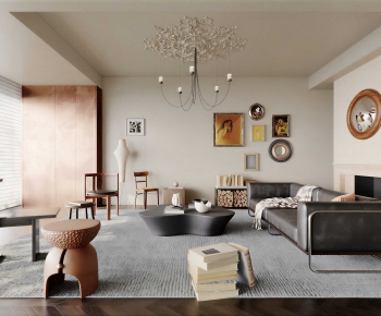 Modern A Living Room-ID:716804035