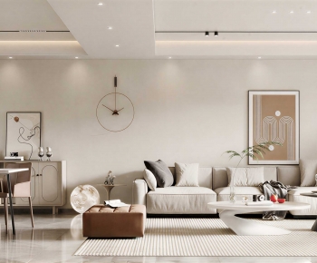 Modern A Living Room-ID:392781028