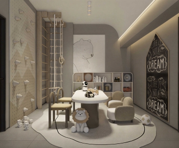 Modern Children's Room Activity Room-ID:642962936