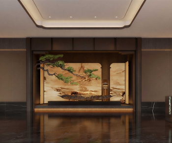 New Chinese Style Lobby Hall-ID:201832068