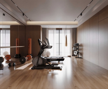 Modern Home Fitness Room-ID:831748968