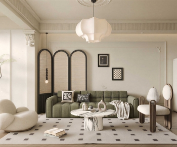 French Style A Living Room-ID:586272006