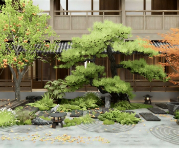 New Chinese Style Courtyard/landscape-ID:359838968