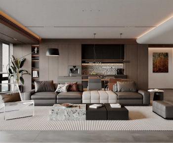 Modern A Living Room-ID:338237057