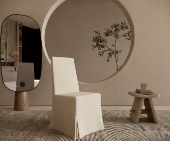 Wabi-sabi Style Dining Chair-ID:598392964