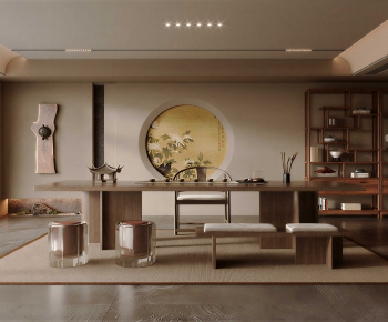 New Chinese Style Tea House-ID:341419941
